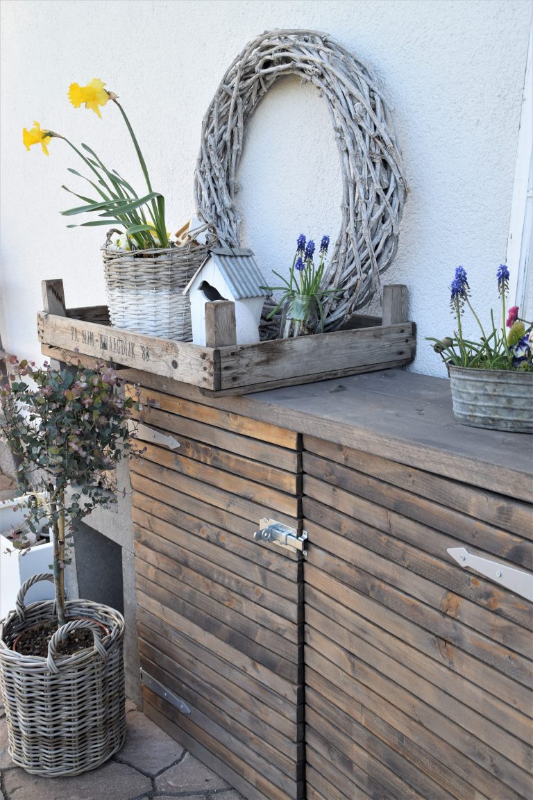 DIY Kommode für den Garten