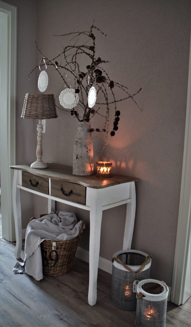 DIY Schneeflocke aus Tortenspitze