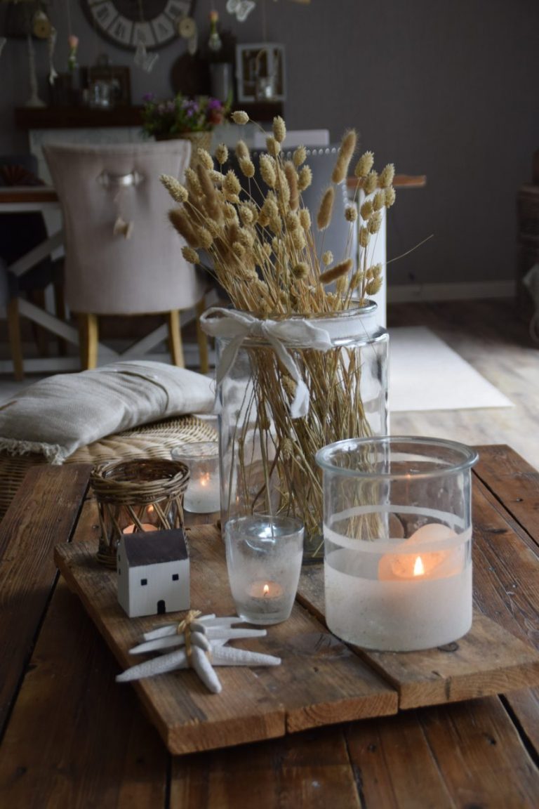 DIY Sand- Windlichter