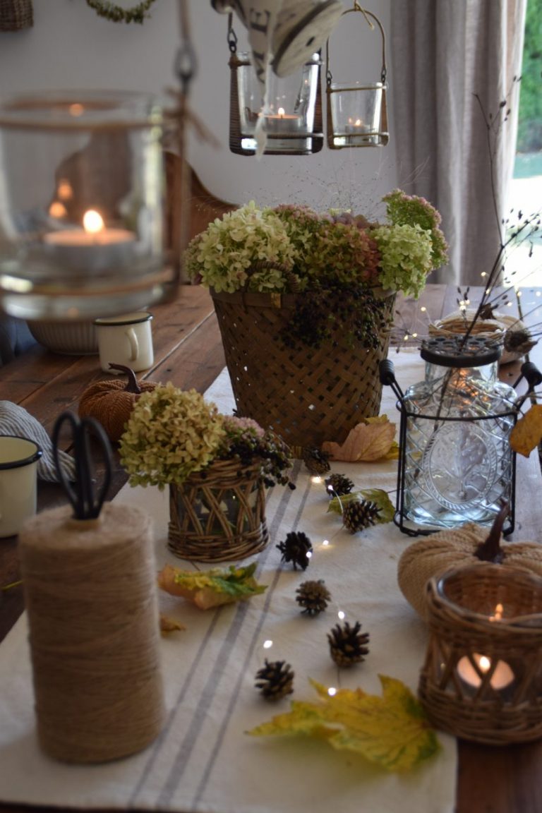 DIY Lichterkette für den Herbst