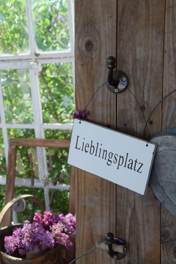 Schild Lieblingsplatz