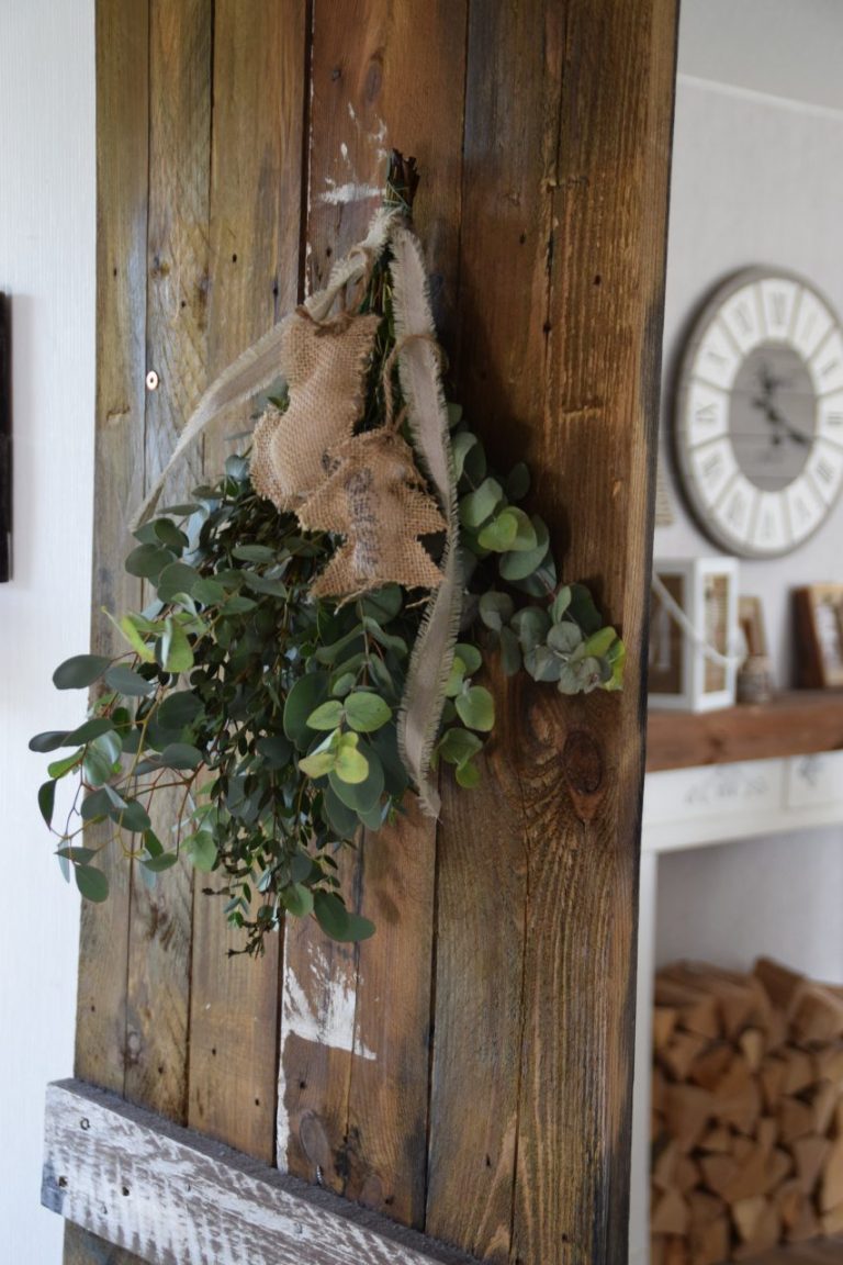 DIY Winter Jute Anhänger