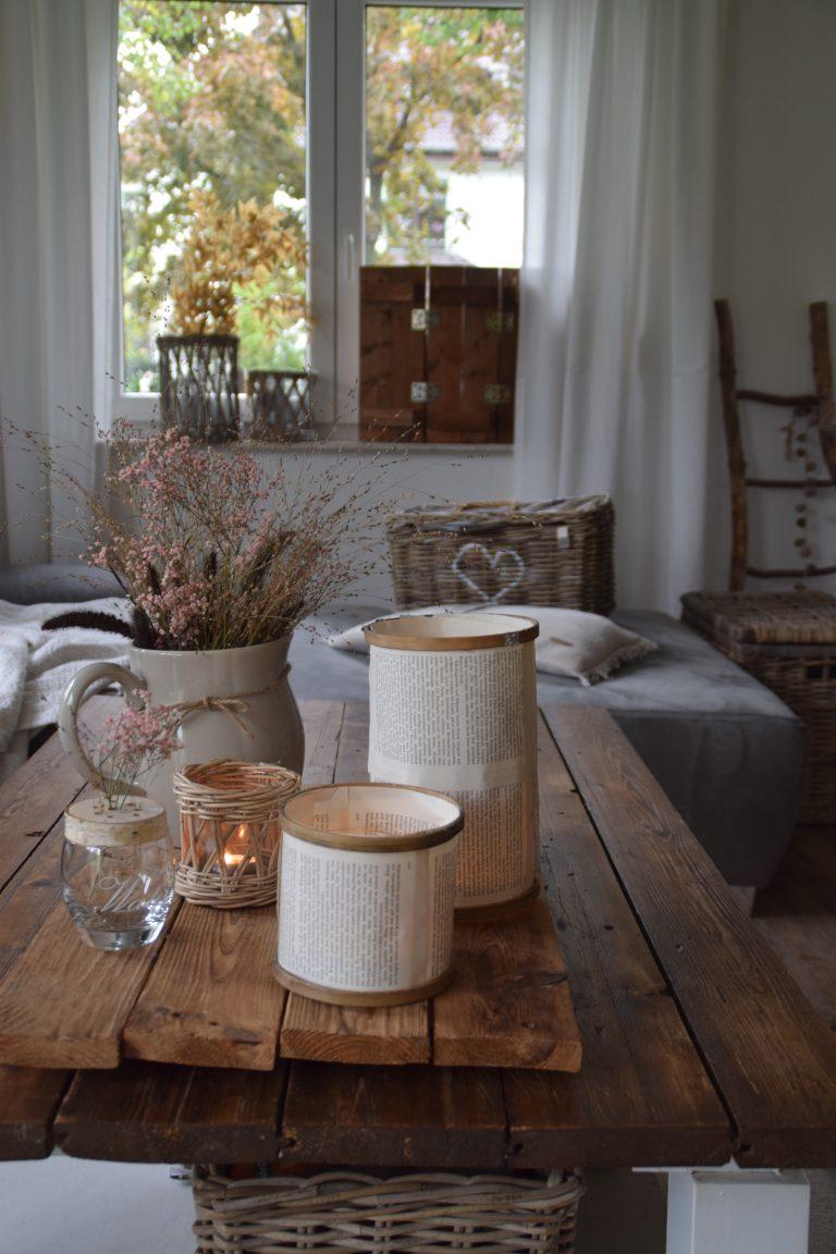 DIY Stickrahmen Laterne