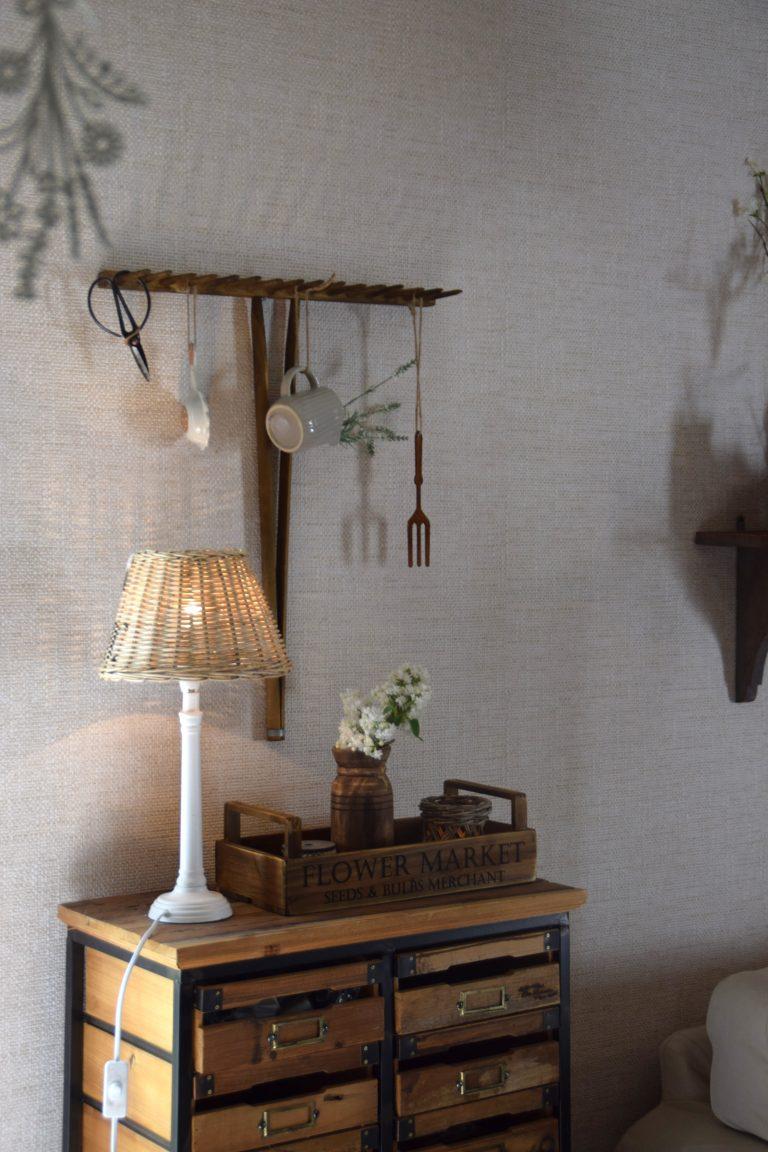 DIY Garderobe aus einer Harke