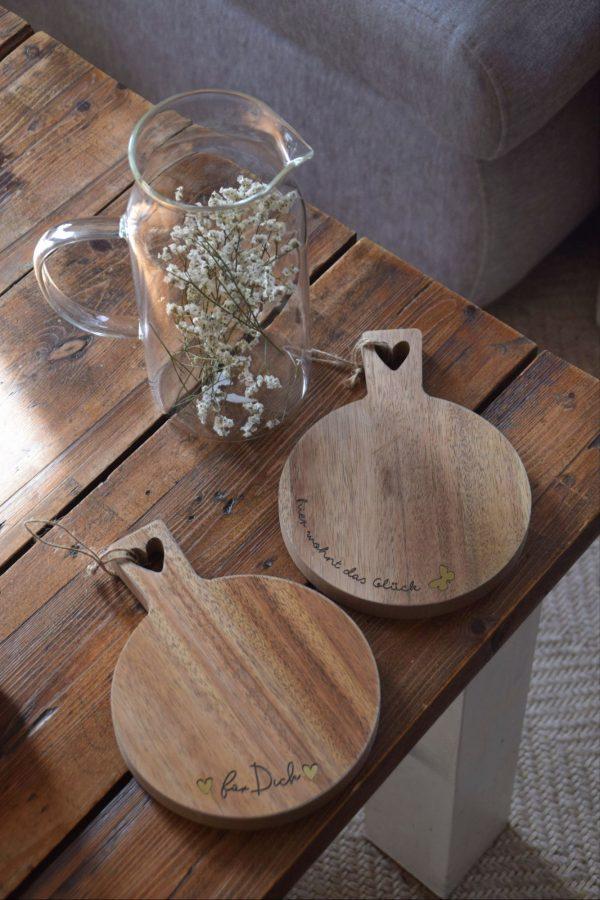 Brettchen mit Botschaft versch Design