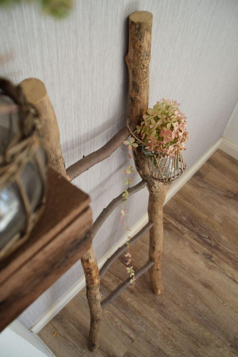 Kette aus Hortensienblüten